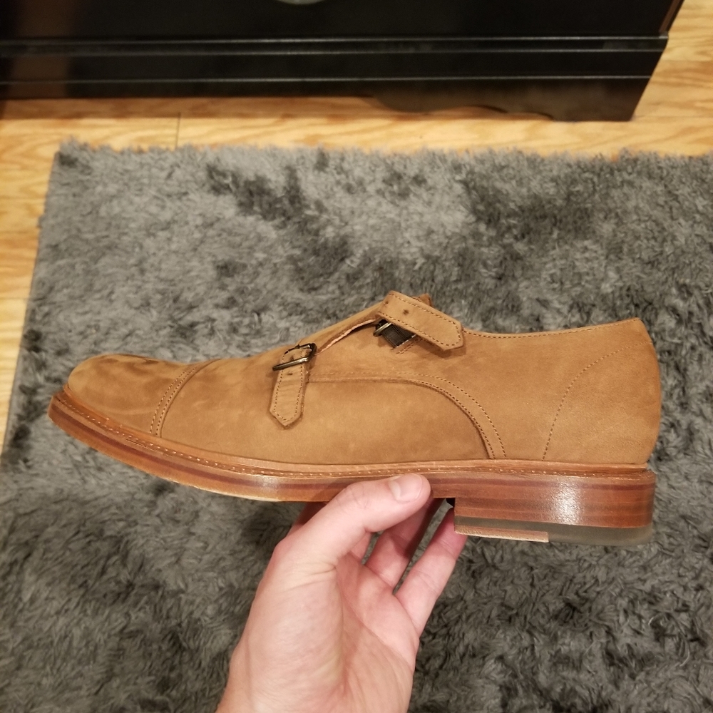 FRYE Double Monk Dress shoes Size 9.5